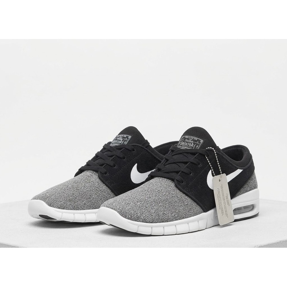 Nike SB Stefan Janoski Max Black Grey Sneakers 905217-005 Size 5Y Women 6.5